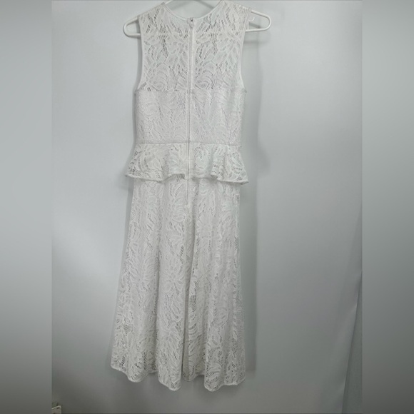 NEW Lilly Pulitzer Size 0 Nolea Lace Dress White Lined Sleeveless - Picture 2 of 4